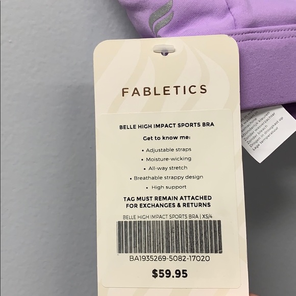 NWT Fabletics Belle High Impact Sports Bra - Picture 3 of 6